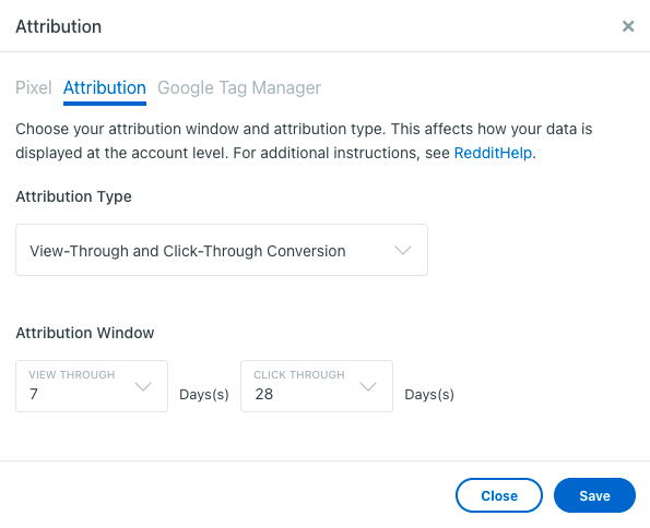 How to Edit your attribution window